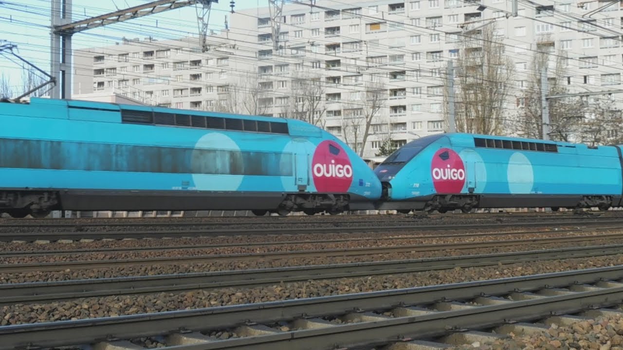 Les TGV de Paris-Montparnasse (avec l'arrivée des Ouigo)
