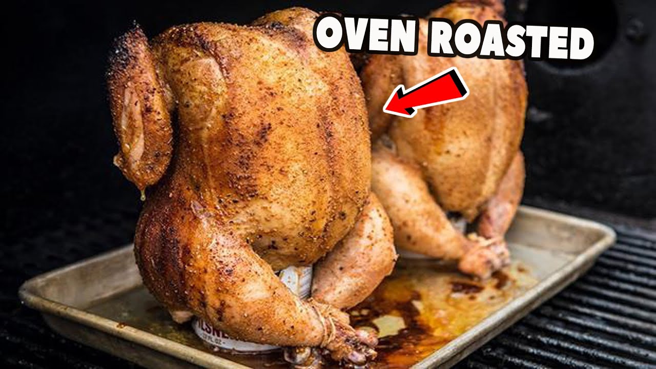 BEER CAN CHICKEN (Oven Roasted)