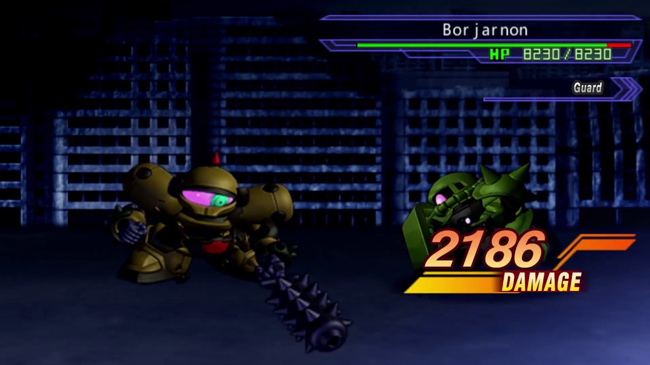 SD Gundam G-Generation Overworld - Borjarnon All Animations HQ Texture Pack