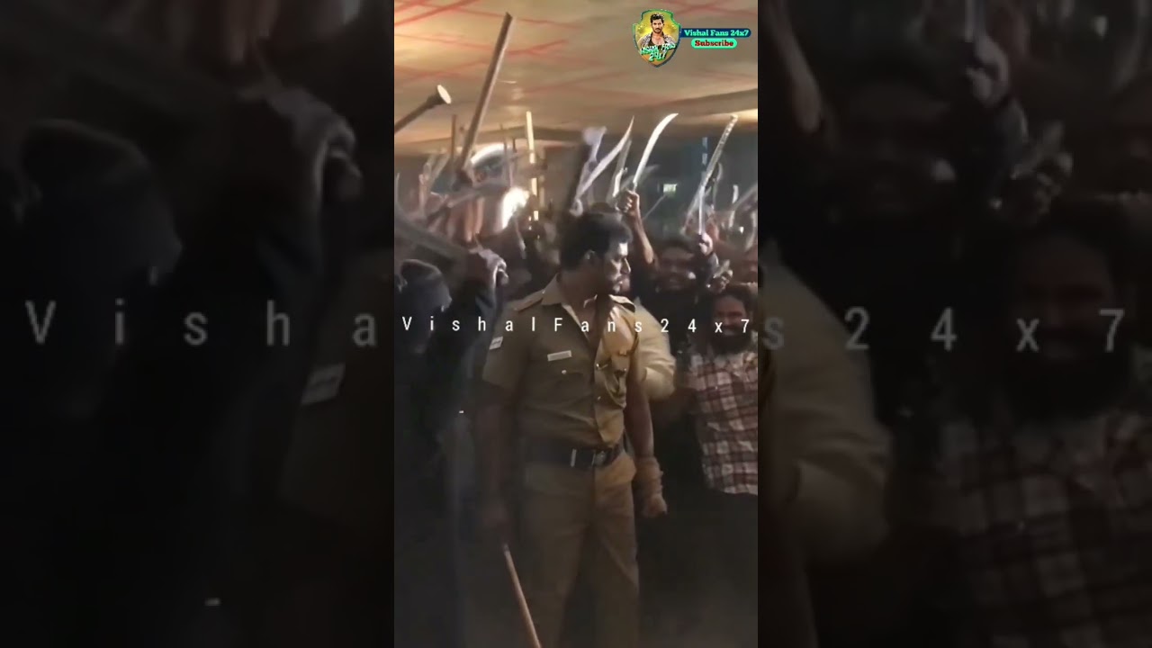 PART38: Our Vishal in Laththi / Laatti Movie Shooting Spot Mass Click | #short #shorts #trending