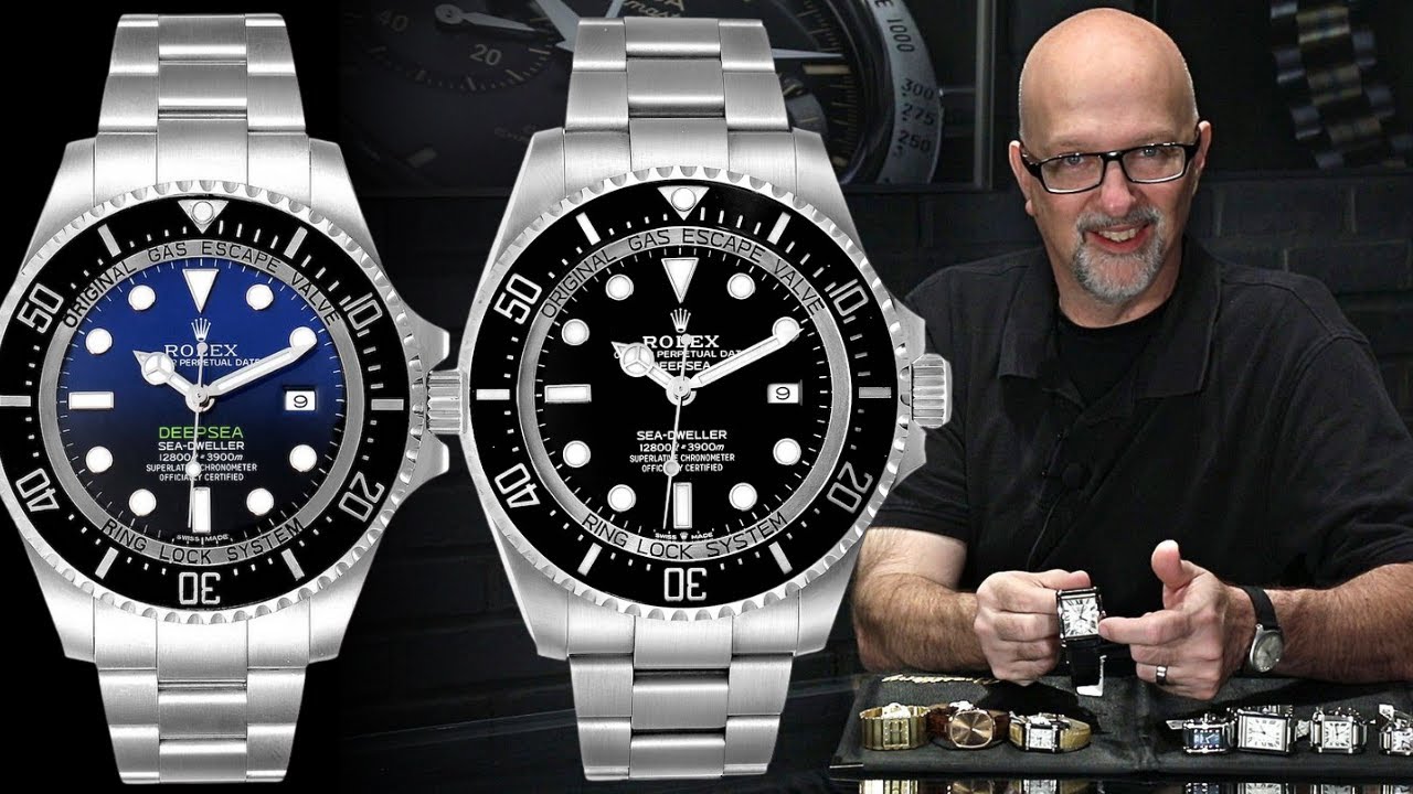 Rolex Deepsea Seadweller 126660 and Cameron D-Blue 116660 Watch Review | SwissWatchExpo