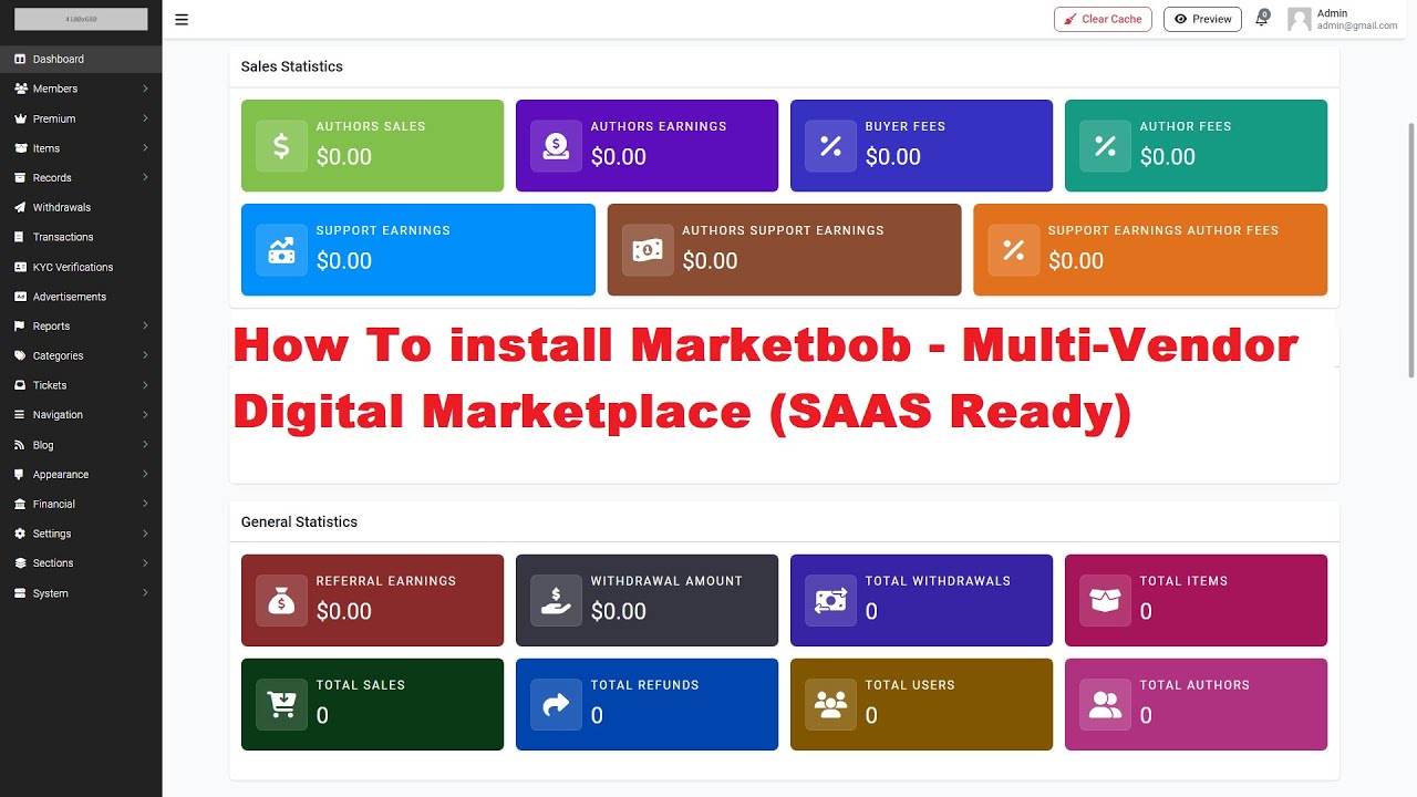 How to install Marketbob - Multi-Vendor Digital Marketplace (SAAS Ready)