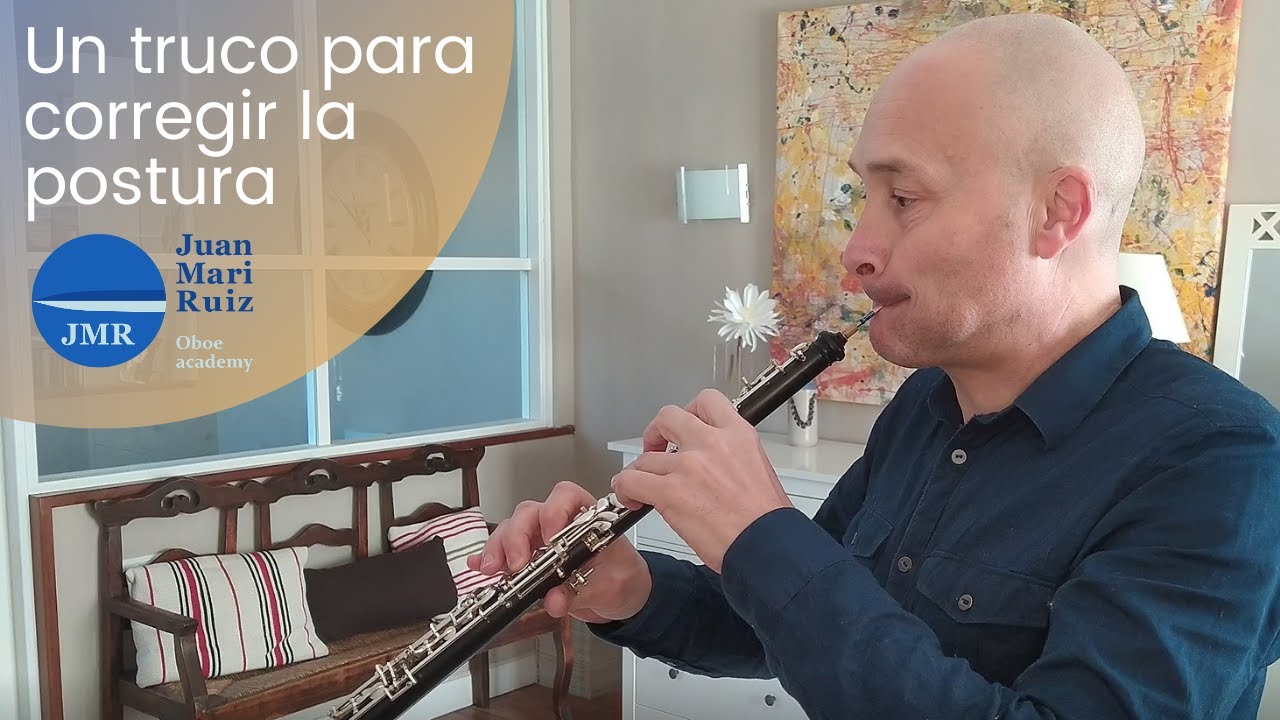 Un sencillo truco para lograr una posición correcta con el oboe