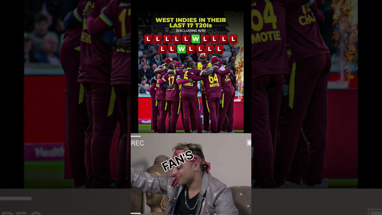 Just two victories in the last 17 T20Is for West Indies! 🤯👀