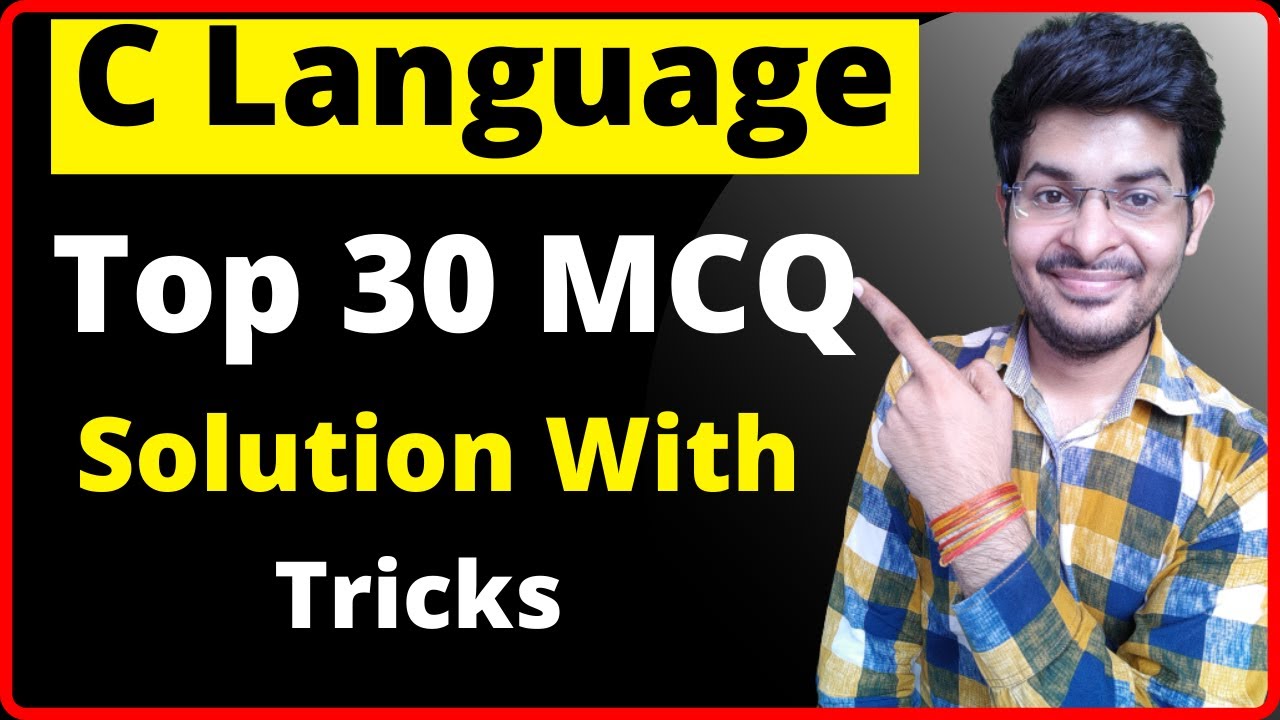 C Language Top 30 MCQ Question || C Language Imp Question || C Language O Level In Hindi