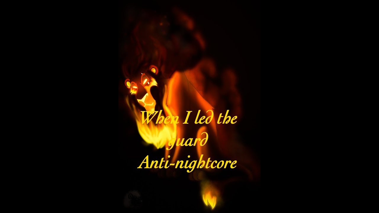 the lion guard- when I led the guard anti-nightcore