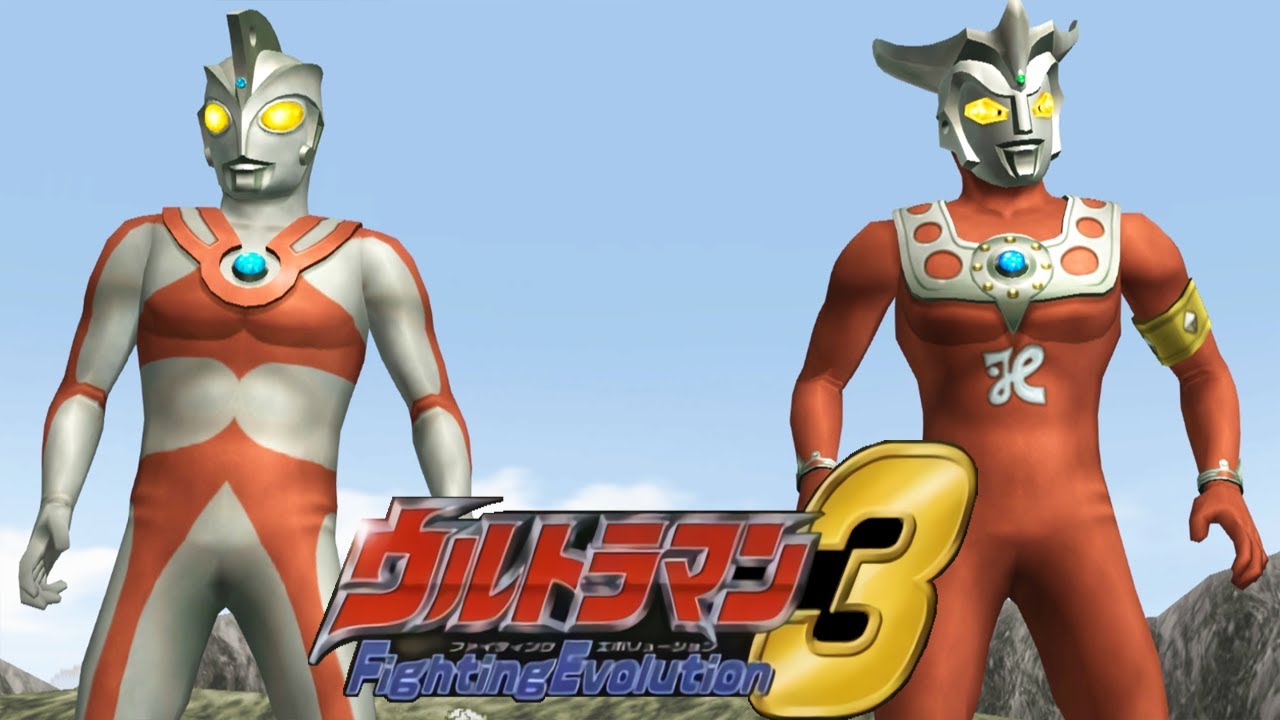 [PS2] Ultraman Fighting Evolution 3 - Tag Mode - Ultraman Ace and Ultraman Leo (1080p 60FPS)