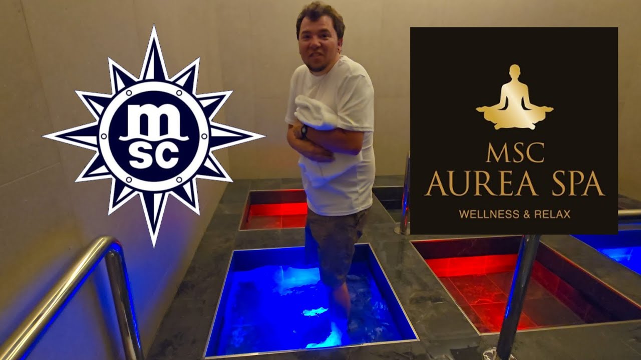 MSC World America's Aurea Spa FULL walk through. My experience 🥶