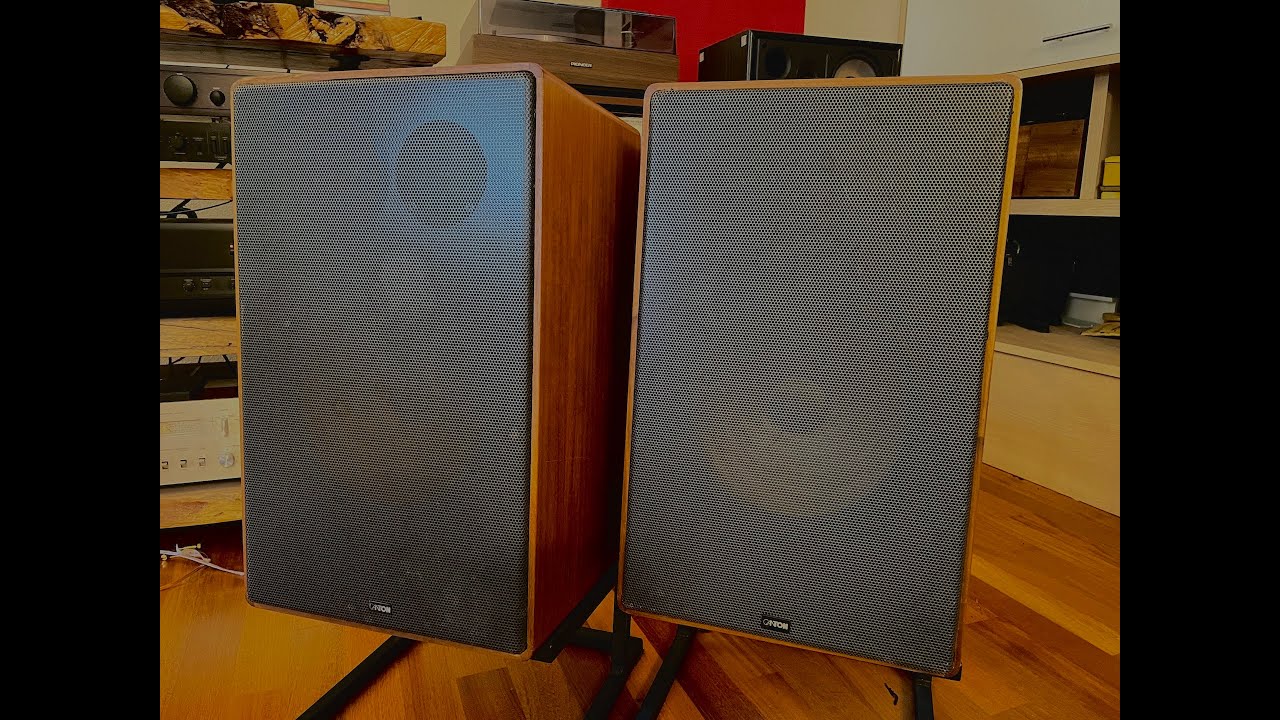 Canton GLE 100 vintage speakers  sound demo #2