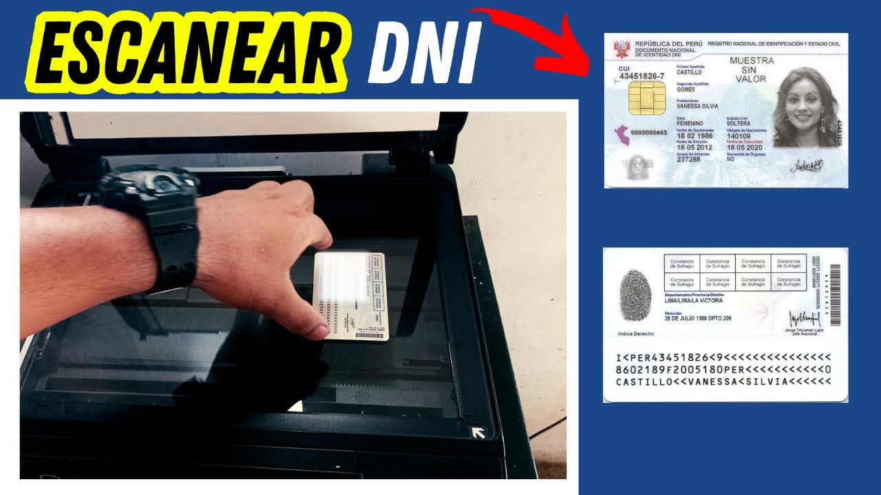 Como Escanear un DNI en una sola hoja con Impresora Epson
