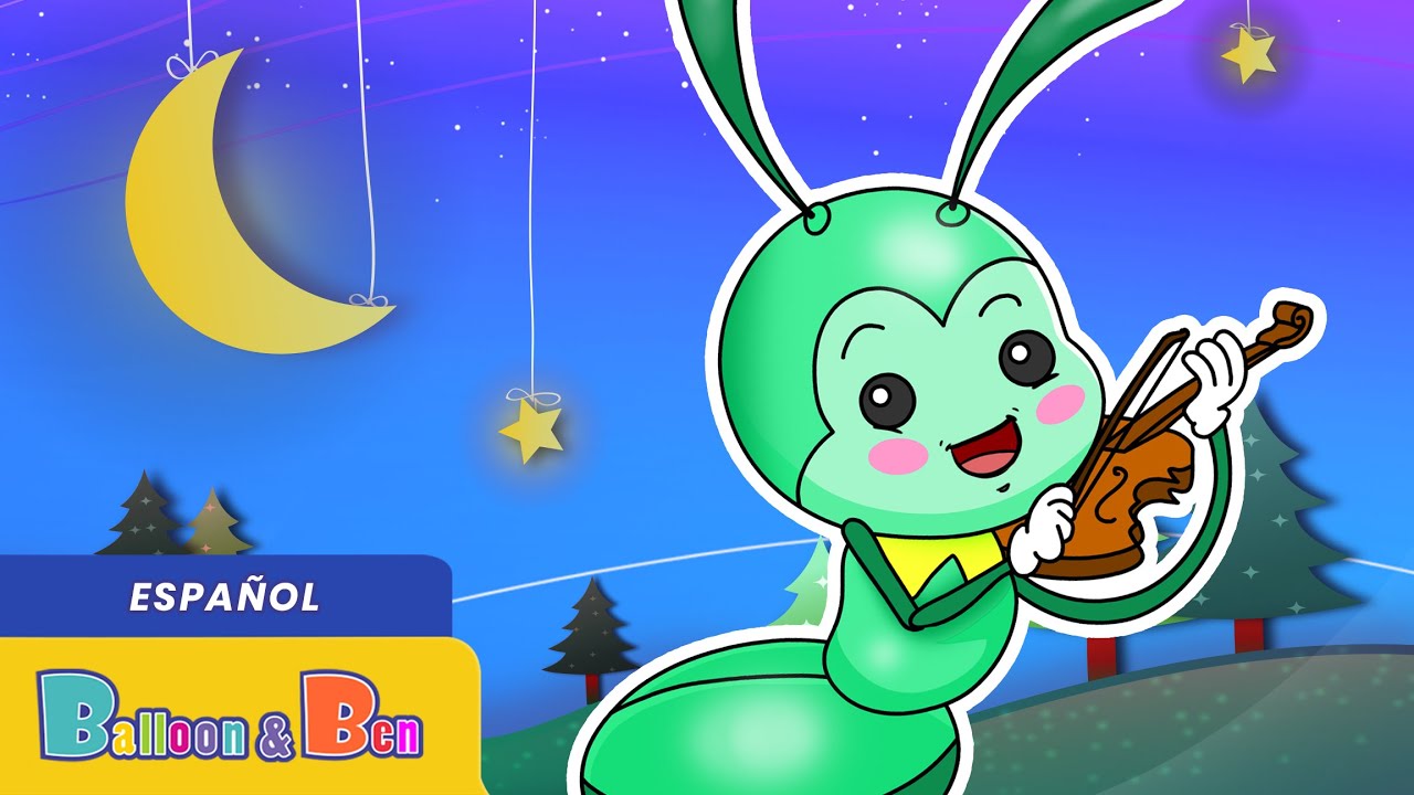 Balloon y Ben - UN GRILLITO CANTA 🦗 #cancionesinfantiles #musicainfantil (Video Oficial)