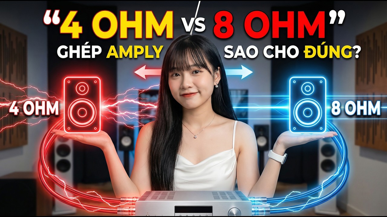 Loa 4 Ohm – 8 Ohm Có Gì Khác? Ghép Ampli Thế Nào Mới Đúng?
