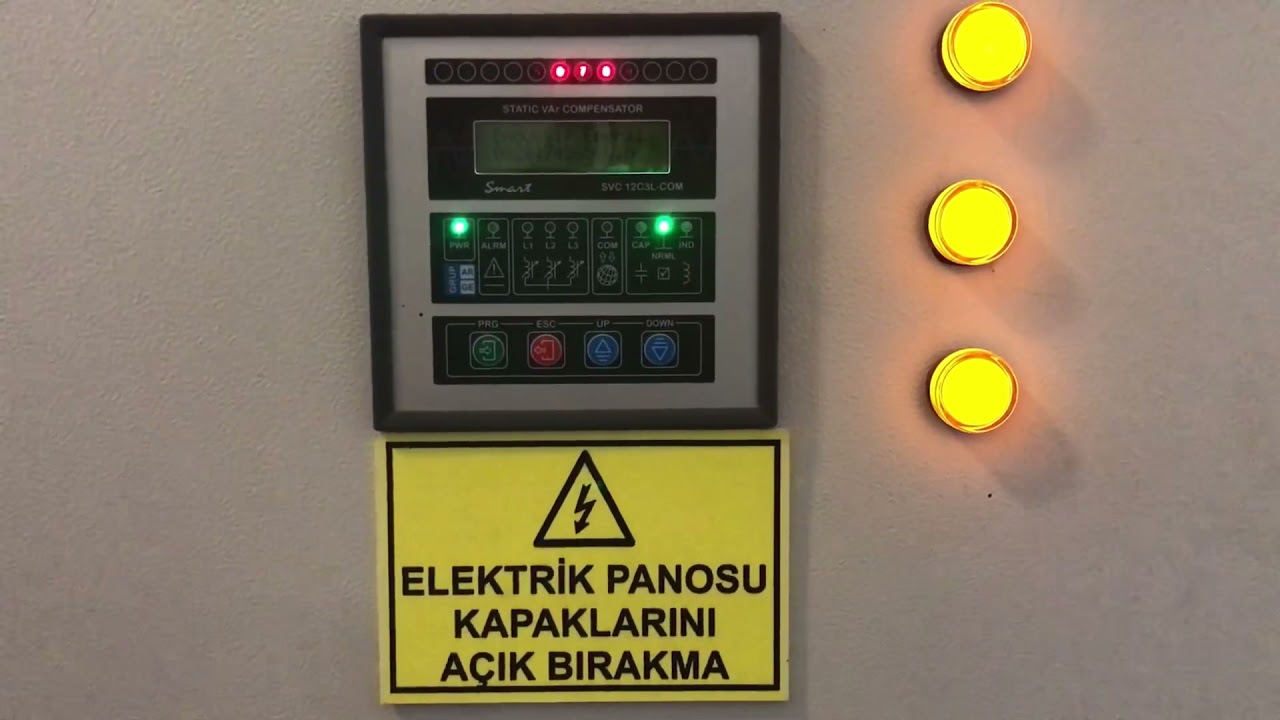 REAKTİF GÜÇ KONTROL RÖLESİ TEST KONUMUNA ALMA