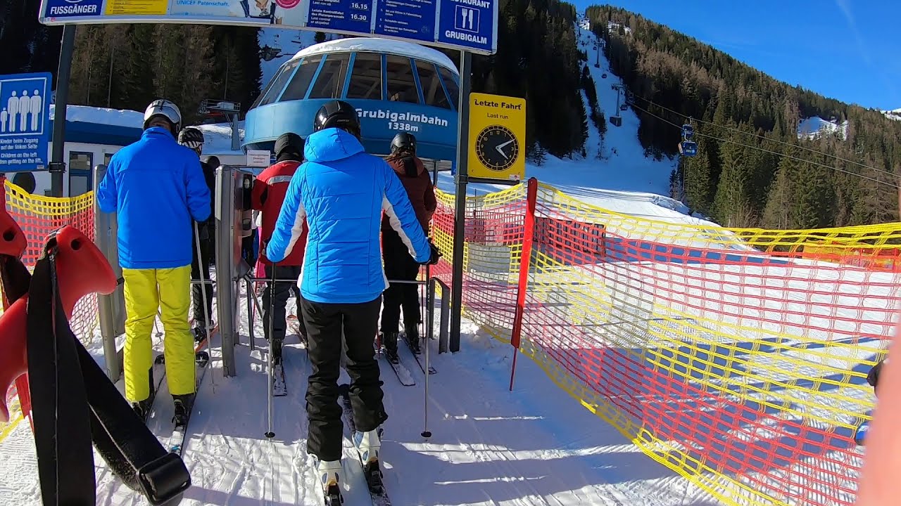 Skifahren Lermoos 19. 2. 2019