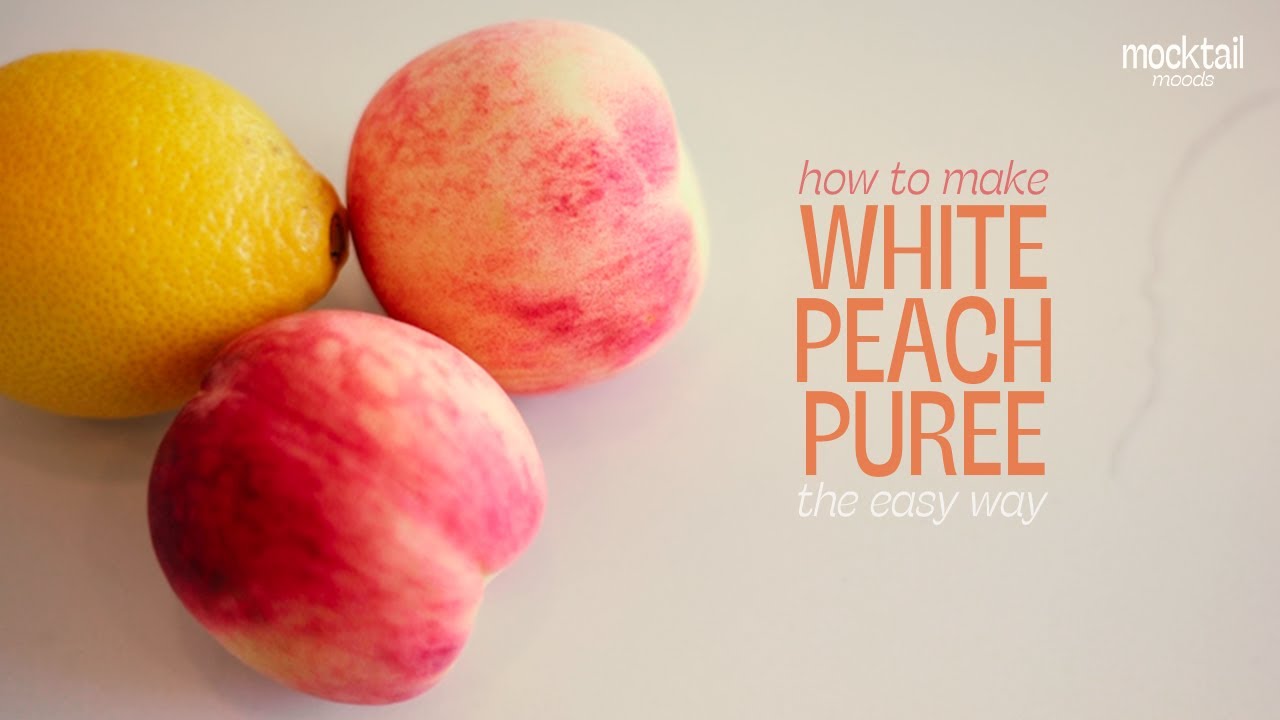 How to Make Peach Puree 🍑 | Simple & Easy Recipe