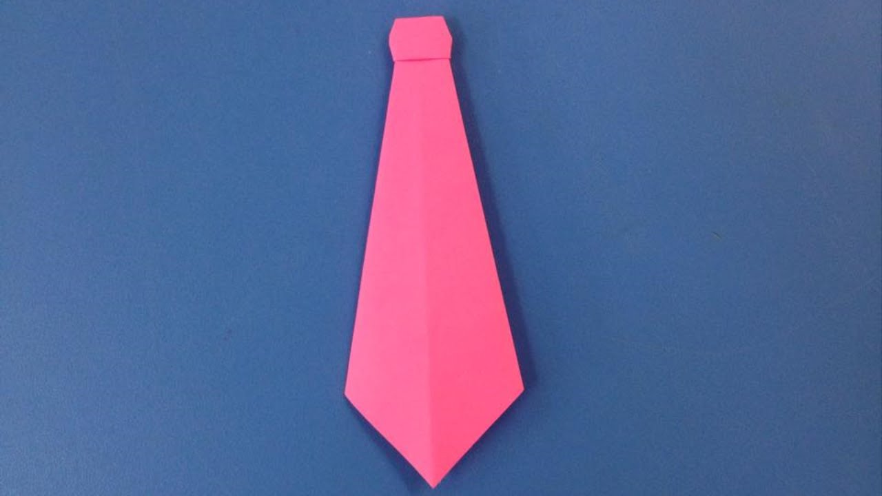 How to make a paper neck tie | Easy origami neck ties for beginners making | DIY-Paper Crafts