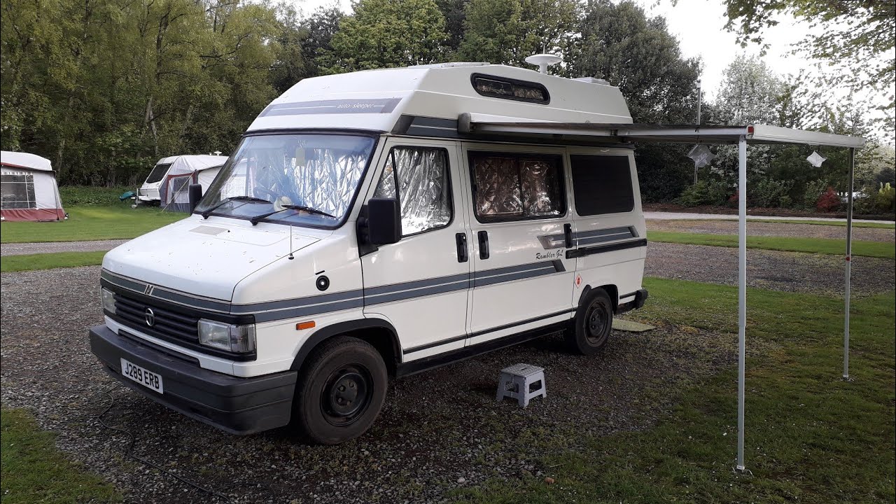 The road ahead is bright. Talbot Express Motorhome.