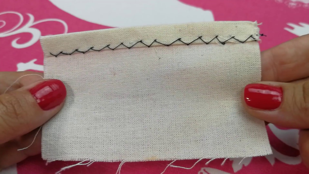 Costura a mano: Gaviado o Punto escapulario