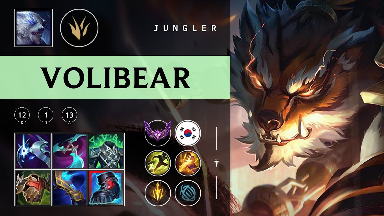 Volibear Jungle vs Jayce - KR Master Patch 25.24