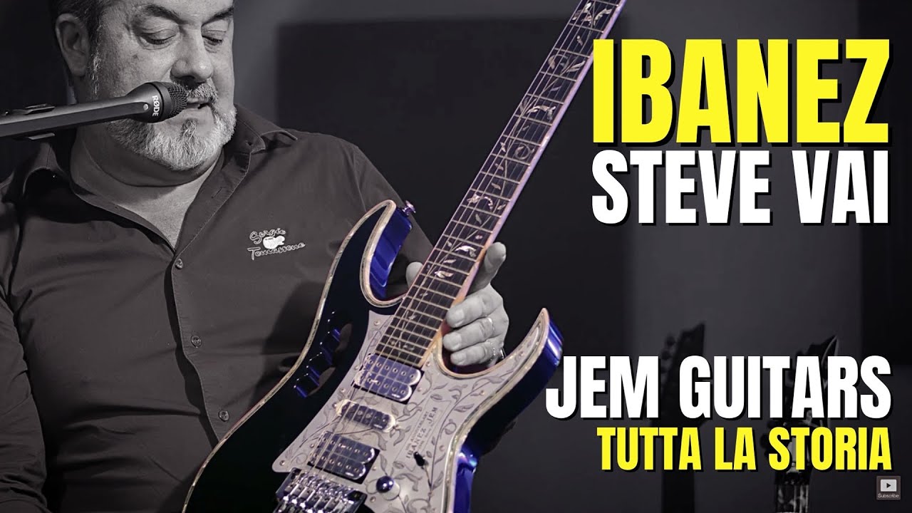 Tutta la storia delle mitiche chitarre IBANEZ di STEVE VAI