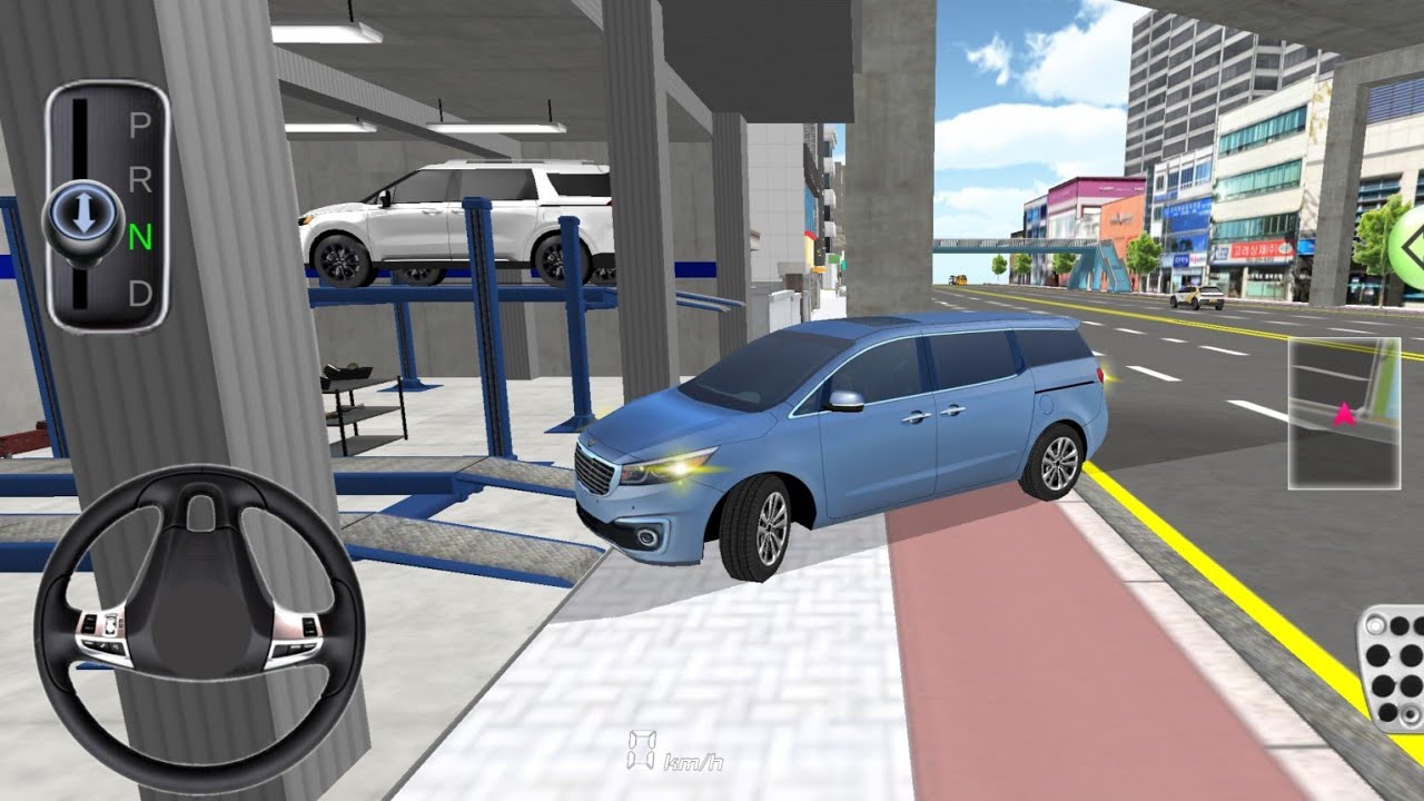 New Car City Driving kia washing And Parking Garage 3D Driving Class Huper Gameplay.. ll