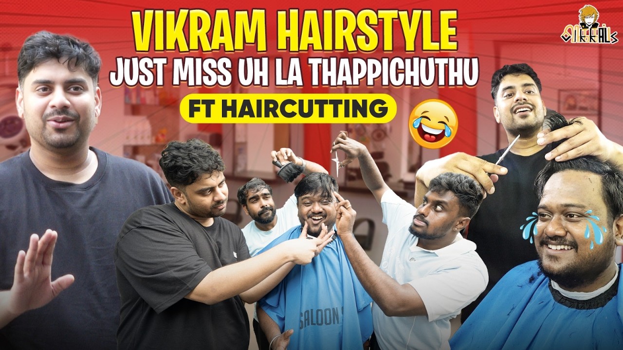 Vikram oda hair thotta nama gaali - ft Vikkals haircutting | Vikkals
