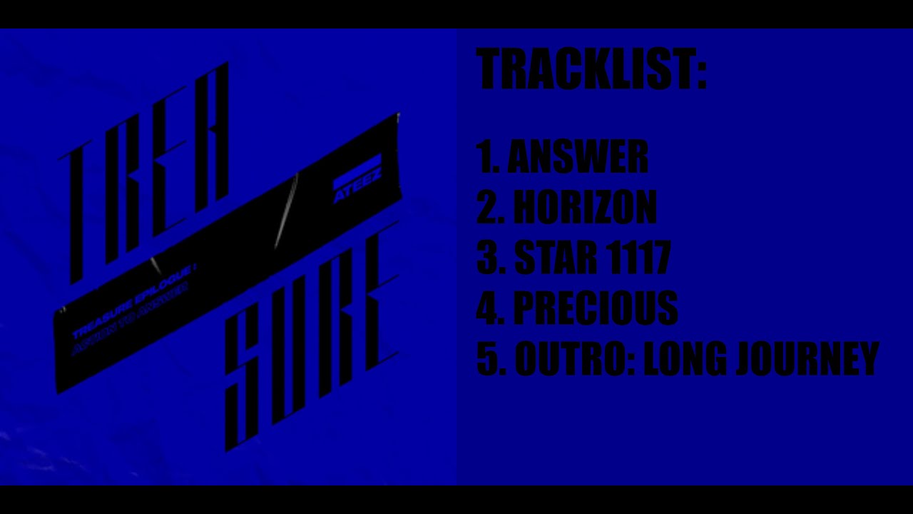 [FULL ALBUM] ATEEZ (에이티즈) Treasure Epilogue: Action To Answer &ndash; TRACKLIST