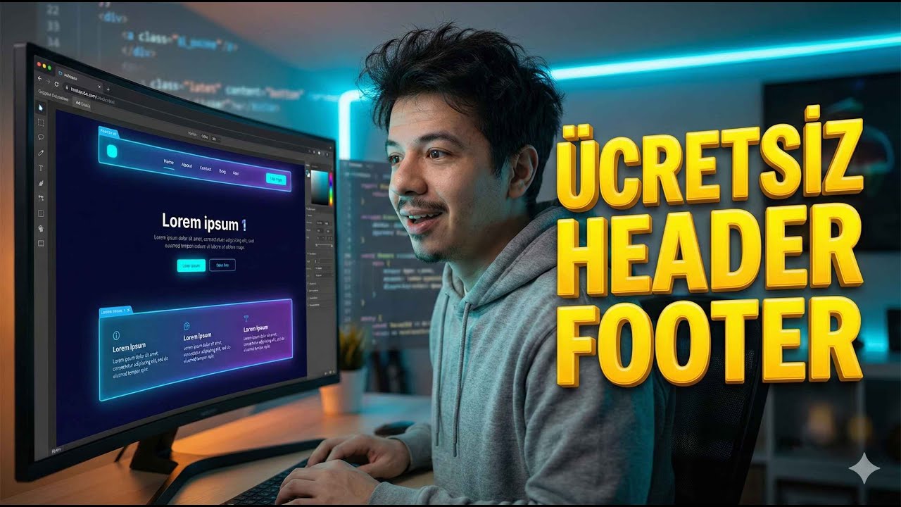 Elementor ile Ücretsiz Responsive Header Footer Yapımı - Ultimate Addons 2026