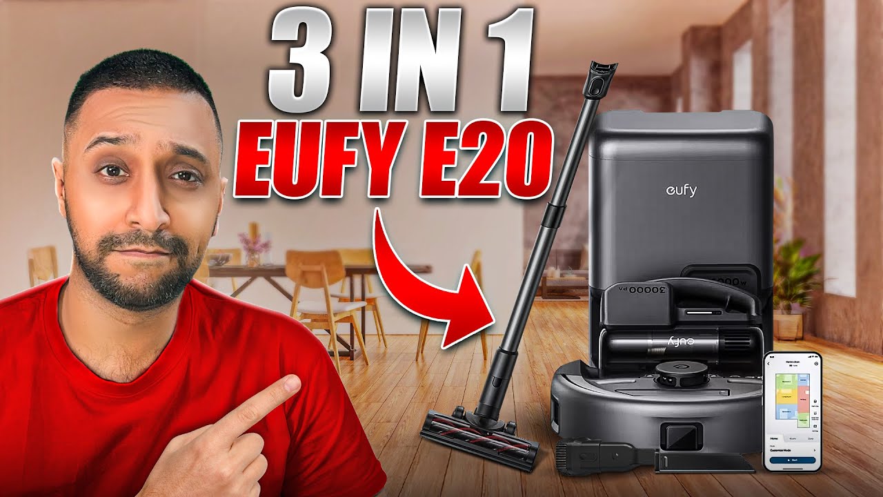 Best Robot Vacuum 2025? eufy E20’s 3-in-1 Design is a Game-Changer!