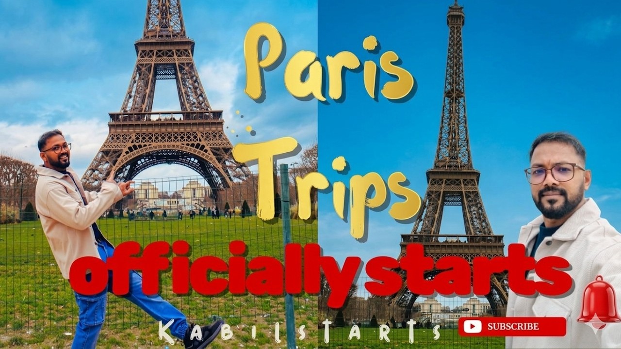 First Time in Paris 🇫🇷 | Paris Trip Vlog Day 1 | Tamil Travel Vlog