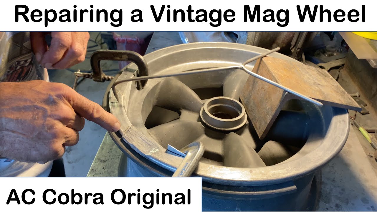 Repairing a Vintage Wheel. What to do with a broken & bent original AC Shelby Cobra magnesium wheel?