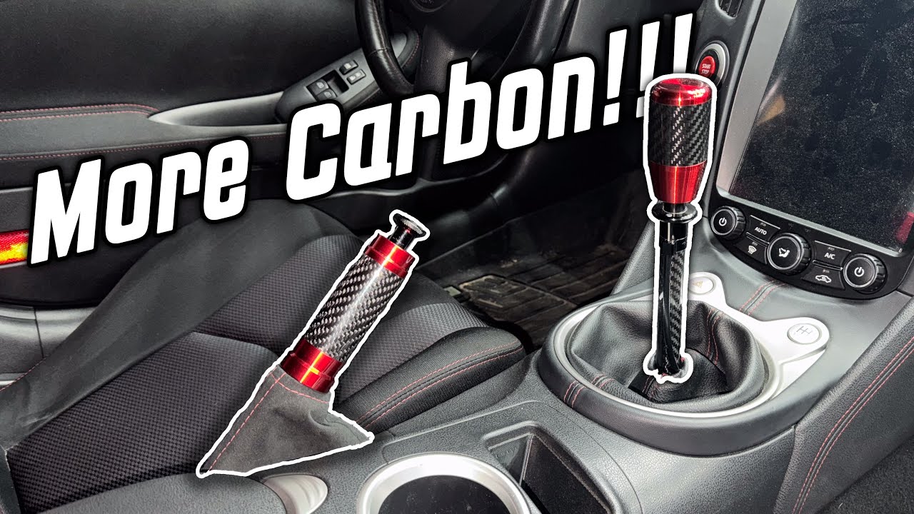 Interior Upgrades For My 370Z NISMO | Carbon Shift Knob and E-Brake Install