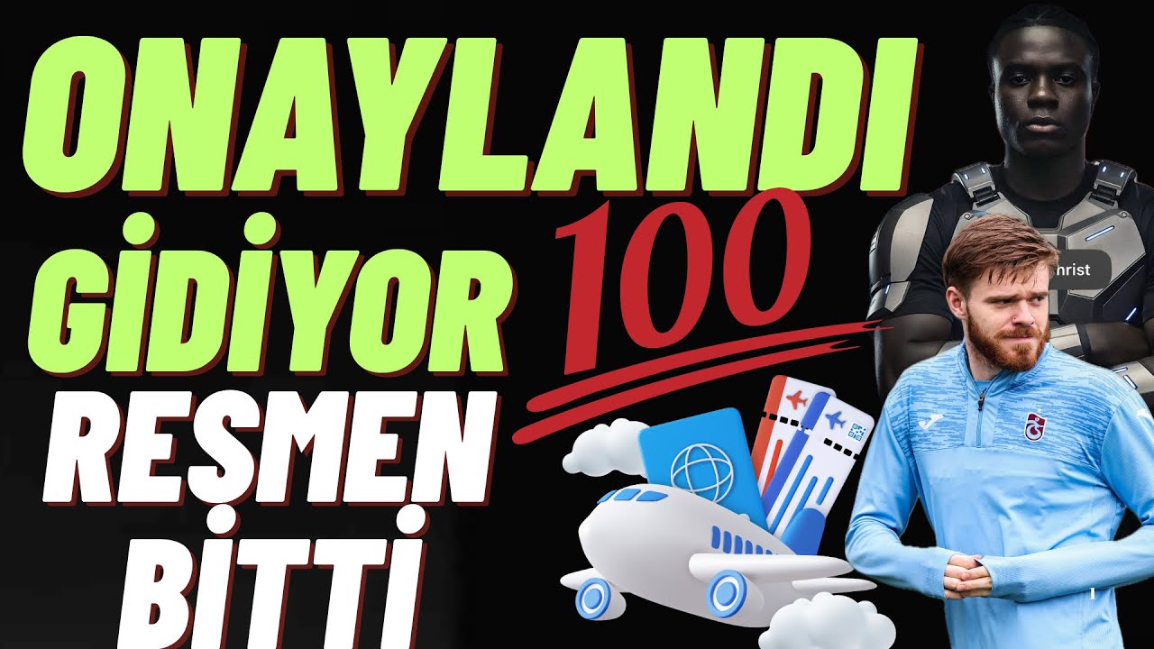 Oulai onaylandı ! Resmen gidiyorlar ! Süpriz gelişme #tranbzonspor 