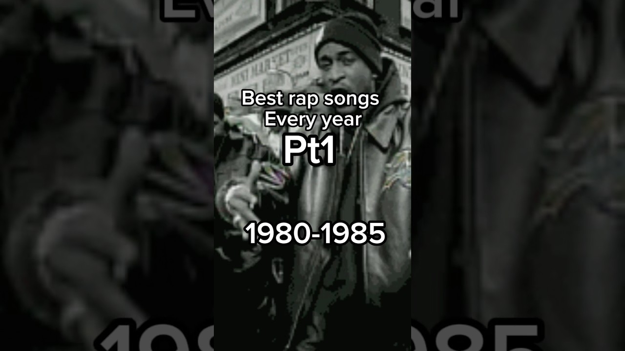Best rap songs every year 1980-1985#pt1 #hiphop #music #rap #80s #hiphopclassic #oldschoolhiphop