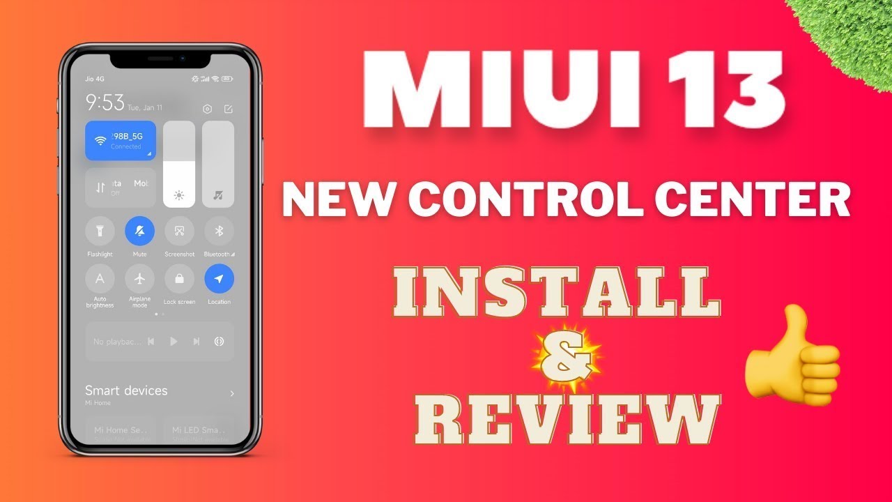 MIUI 13 New Control Center - Install & Review 💥💥