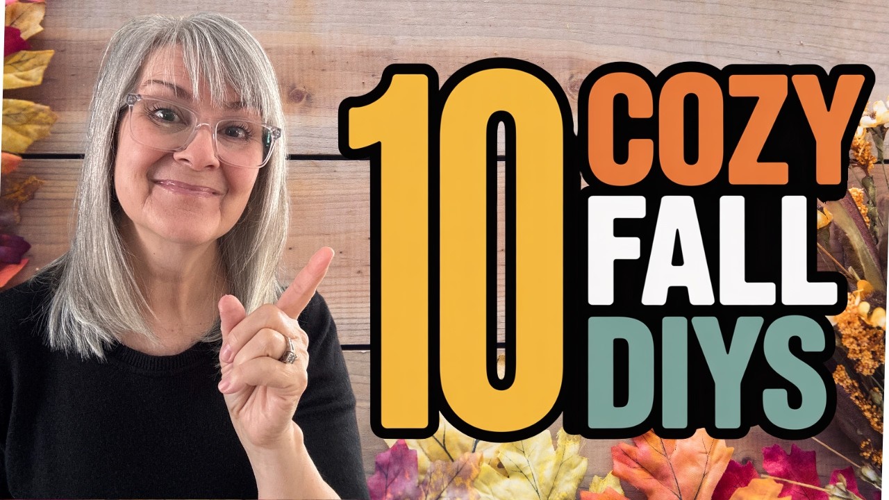 10 Cozy DIYs from Thrifted Finds | Beautiful Fall & Autumn Upcycles