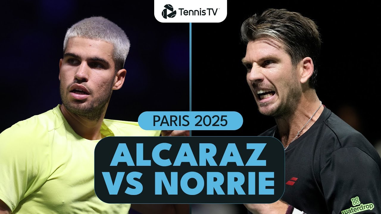 Cameron Norrie SHOCKS World No. 1 Carlos Alcaraz! | Paris 2025 Highlights