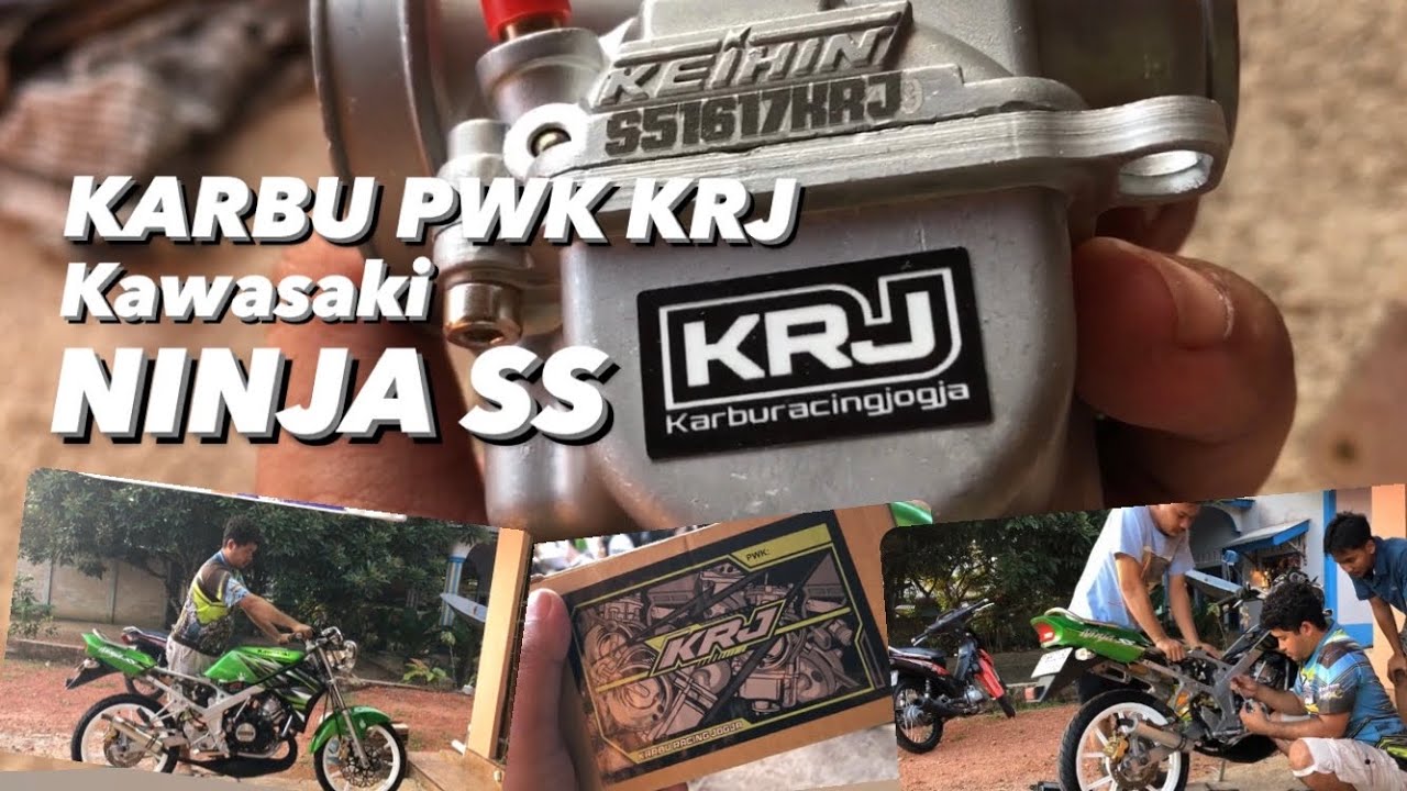 KARBU PWK KRJ di KAWASAKI NINJA SS, Tanpa Setting main jet & pilot jet