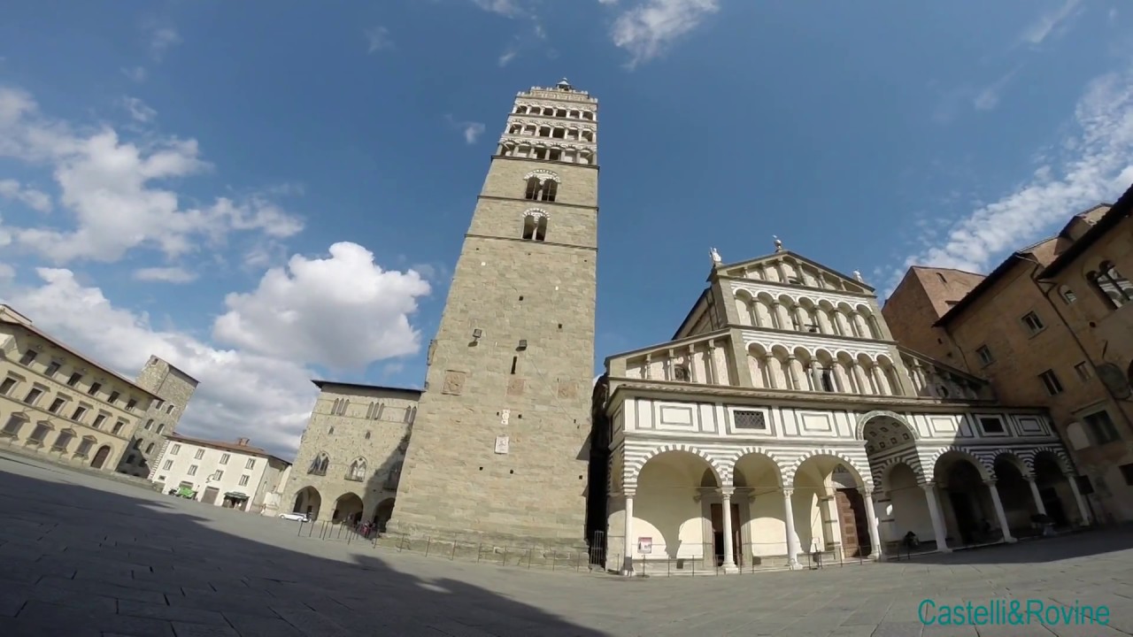 PISTOIA - IL CAMPANILE DEL DUOMO O DI SAN ZENO - TUSCANY -  by Castelli & Rovine (HD)