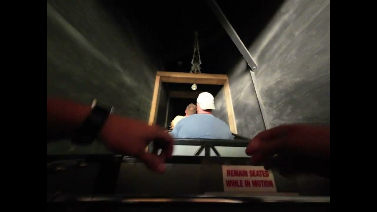 Black Diamond | Dunkelachterbahn | Freizeitpark KNOEBELS in Pennsylvania USA | ONRIDE #4k