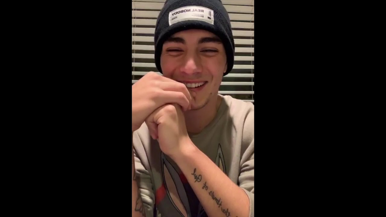 Chance Perez Instagram Live January 20th (In Real Life broke up)