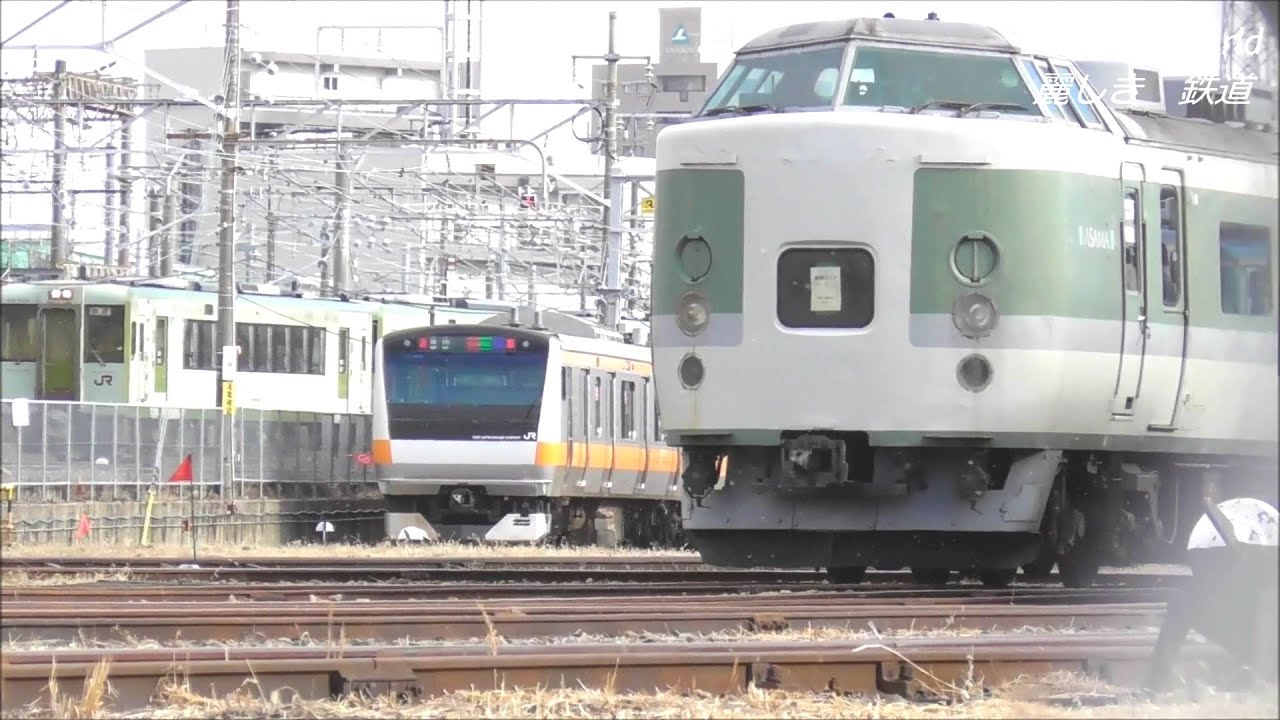 E233系T14編成入場！189系,DD51,EF65等国鉄形車両が集結する長野総合車両センターに！2026,1,20  panasd 4171