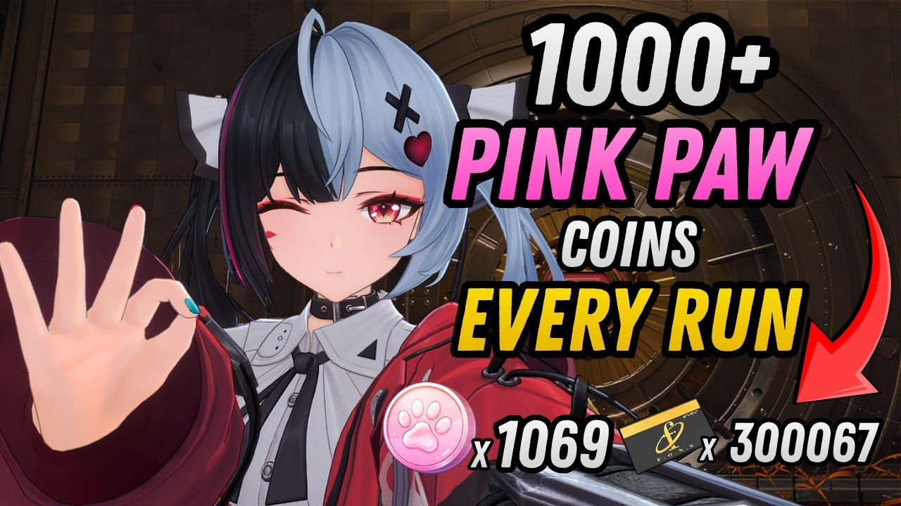 UPDATED 1.1 FAST & EASY Pink Paws Heist Guide! | 1k Coins & 300k Fons Per Run | NTE #NTE #NTEcreator