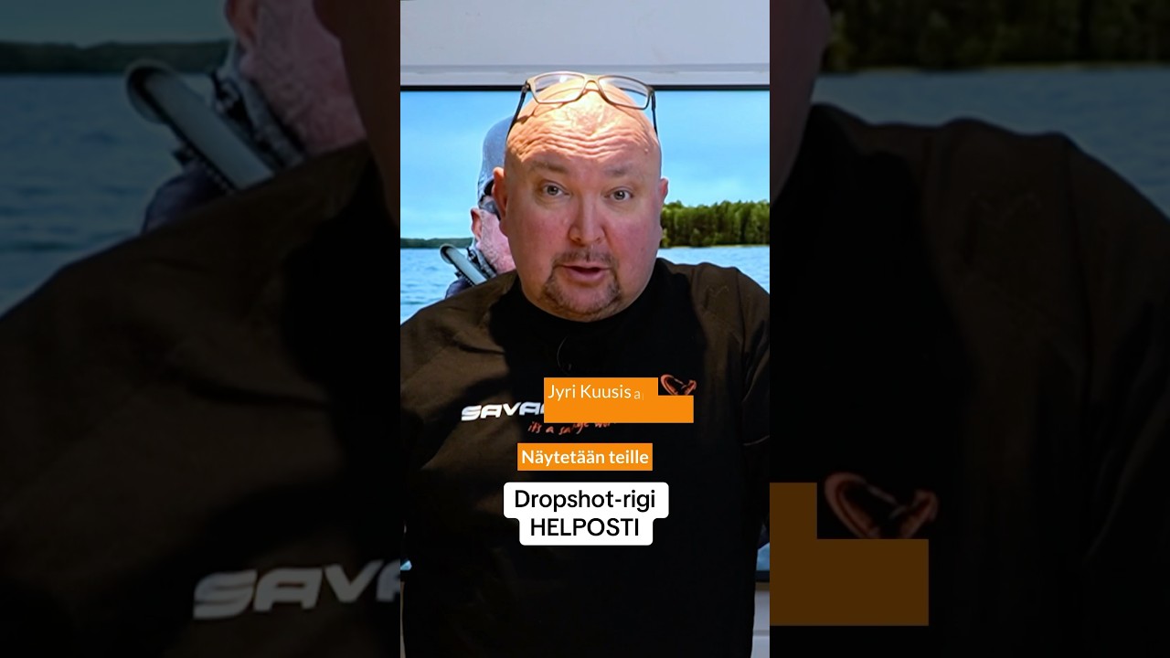 Miten tehd&auml; helposti dropshot-rigi? #kalastus