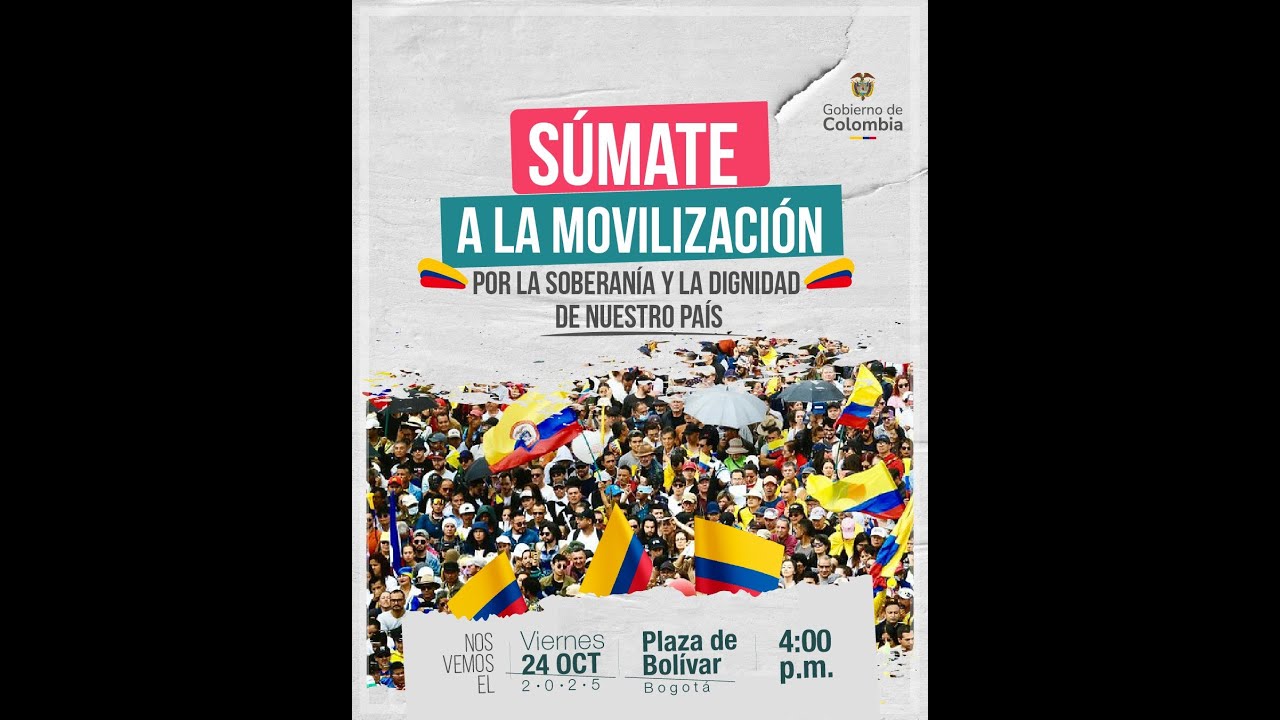 MARCHA POR LA SOBERANÍA Y DIGNIDAD | EL PUEBLO CON PETRO | DESDE LAS CALLES DE BOGOTÁ✊FUERZA PETRO