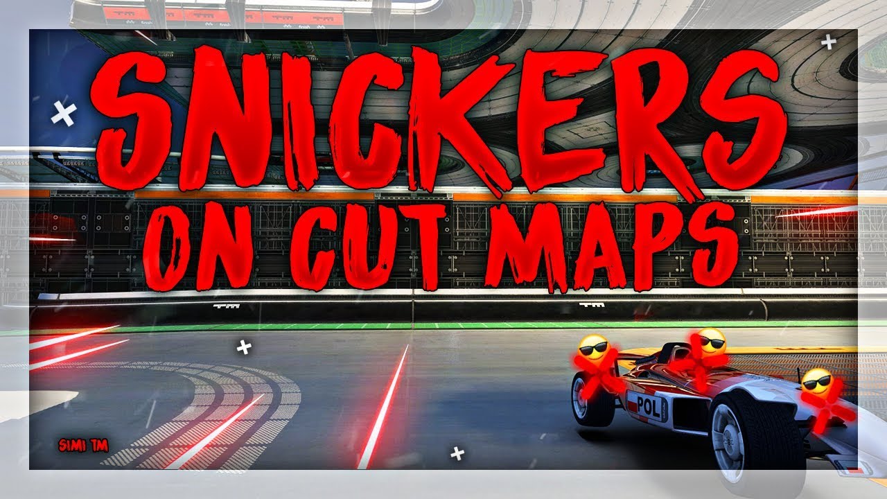 Snickers On Cut Maps - Trackmania!