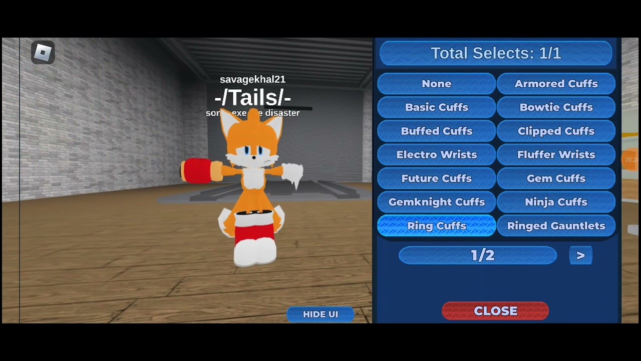 how to make accurate tails arm cannon in sonic pulse rp.