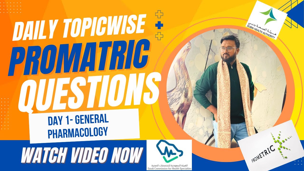 Daily Topicwise Promatric Questions (Day 1- General Pharmacology)📒📒