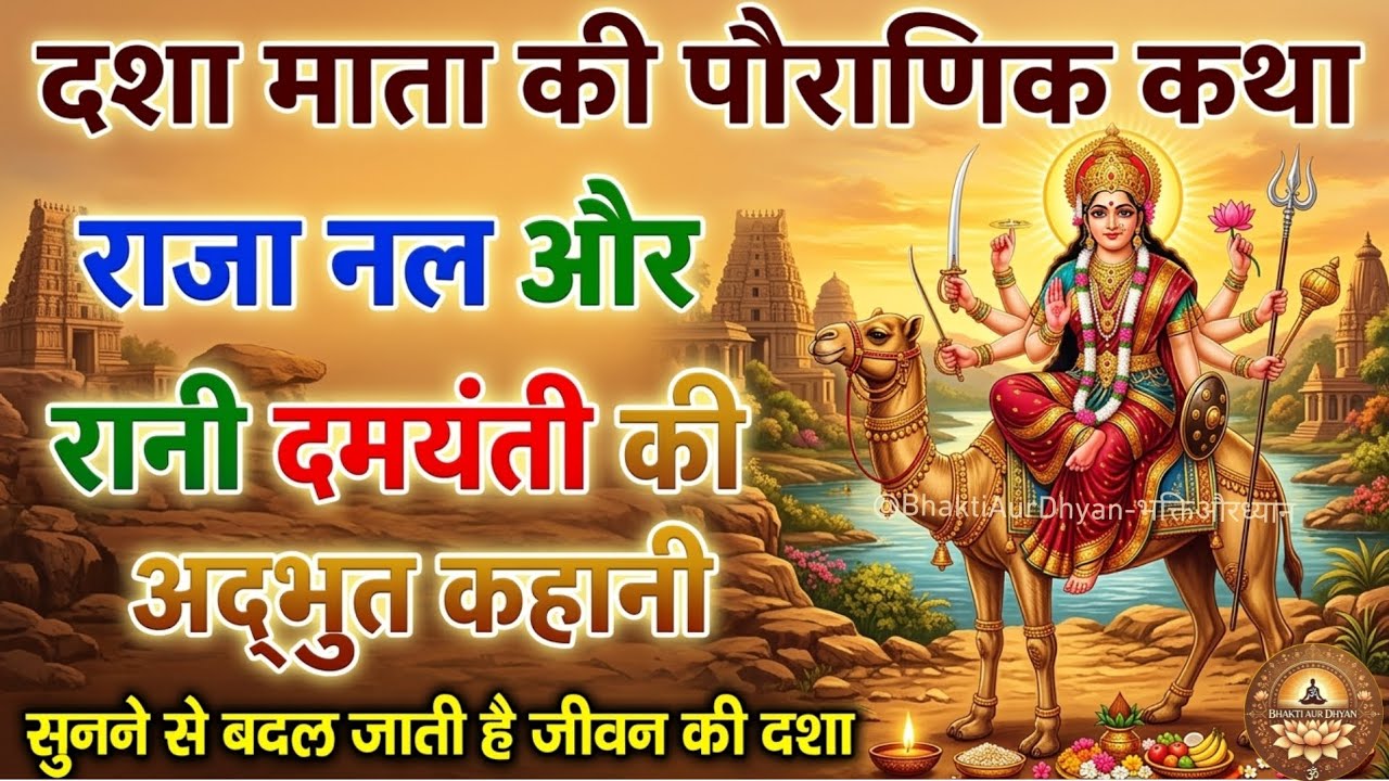 दशा माता की पौराणिक कथा | Dasha Mata Story | सुख-समृद्धि देने वाली चमत्कारी कथा #bhaktiaurdhyan 
