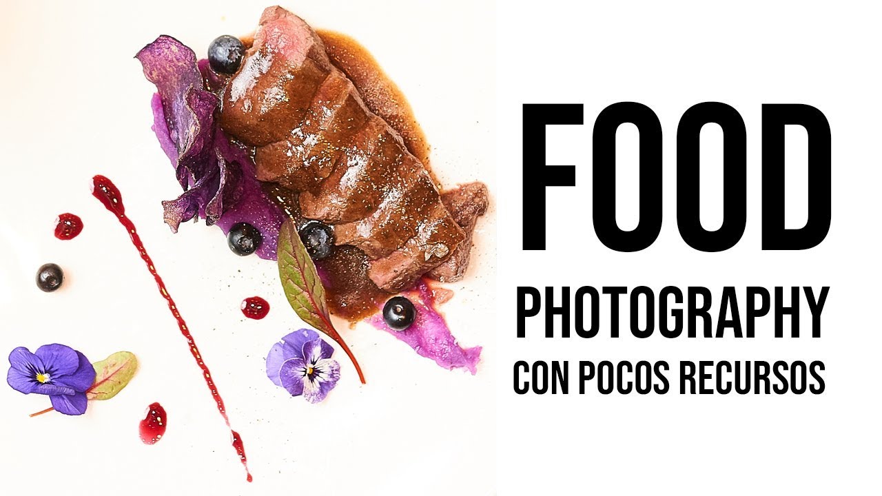 Fotografiar comida con pocos recursos